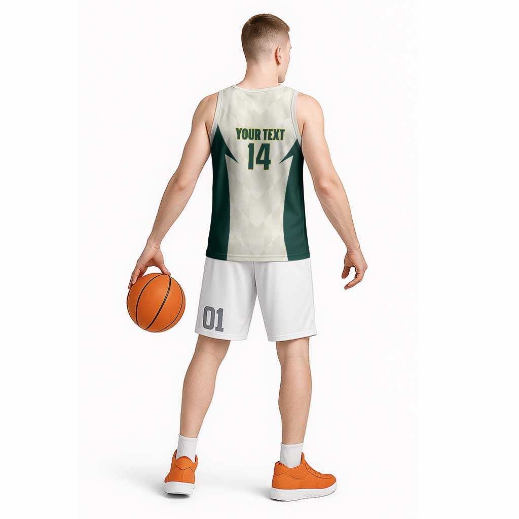 Australia Cricket Custom Basketball Jersey Go Aussie Test Dynamic White - Aussie Hoodie