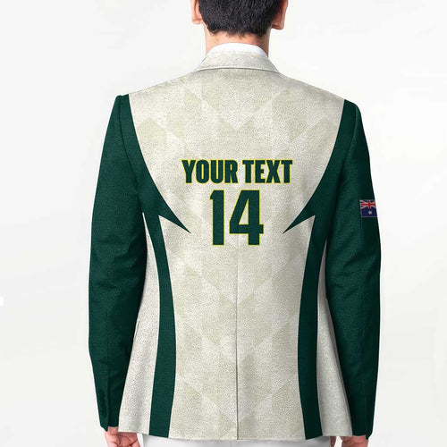 Australia Cricket Custom Blazer Go Aussie Test Dynamic White - Aussie Hoodie