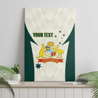 Australia Cricket Custom Canvas Wall Art Go Aussie Test Dynamic White - Aussie Hoodie