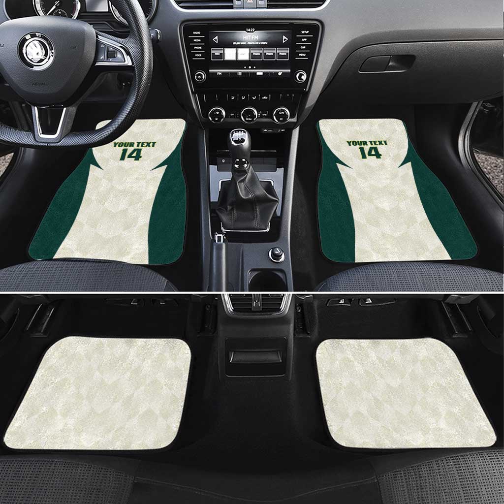 Australia Cricket Custom Car Mats Go Aussie Test Dynamic White - Aussie Hoodie