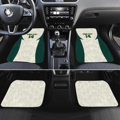 Australia Cricket Custom Car Mats Go Aussie Test Dynamic White - Aussie Hoodie