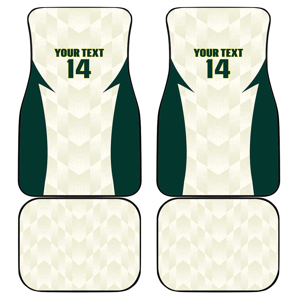 Australia Cricket Custom Car Mats Go Aussie Test Dynamic White - Aussie Hoodie