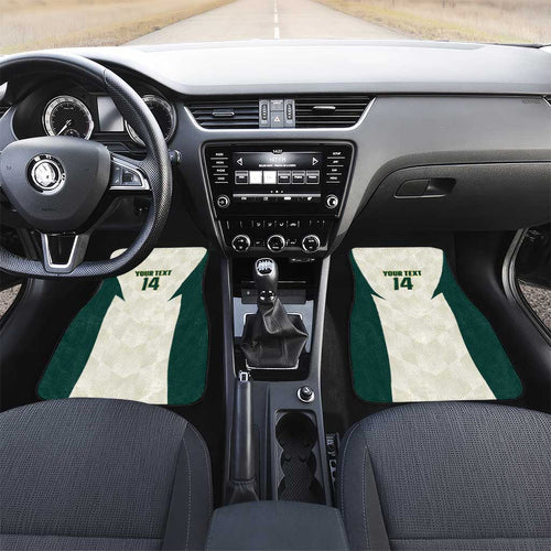 Australia Cricket Custom Car Mats Go Aussie Test Dynamic White - Aussie Hoodie