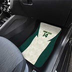 Australia Cricket Custom Car Mats Go Aussie Test Dynamic White - Aussie Hoodie