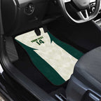 Australia Cricket Custom Car Mats Go Aussie Test Dynamic White - Aussie Hoodie