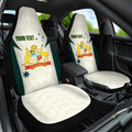 Australia Cricket Custom Car Seat Cover Go Aussie Test Dynamic White - Aussie Hoodie