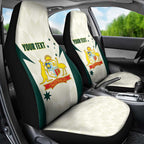 Australia Cricket Custom Car Seat Cover Go Aussie Test Dynamic White - Aussie Hoodie