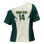 Australia Cricket Custom Cross Shoulder Shirt Go Aussie Test Dynamic White - Aussie Hoodie