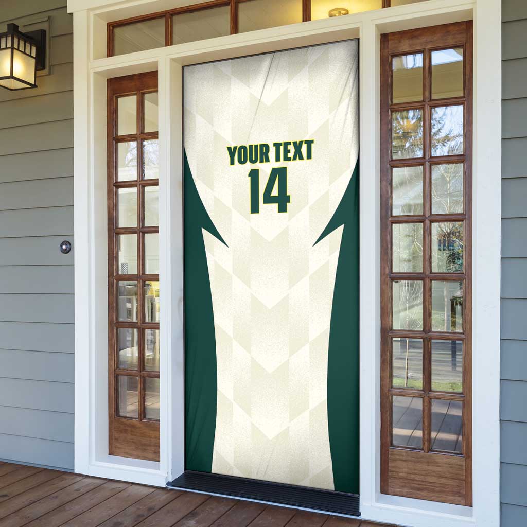 Australia Cricket Custom Door Cover Go Aussie Test Dynamic White - Aussie Hoodie