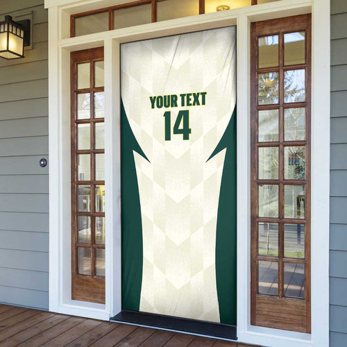 Australia Cricket Custom Door Cover Go Aussie Test Dynamic White - Aussie Hoodie