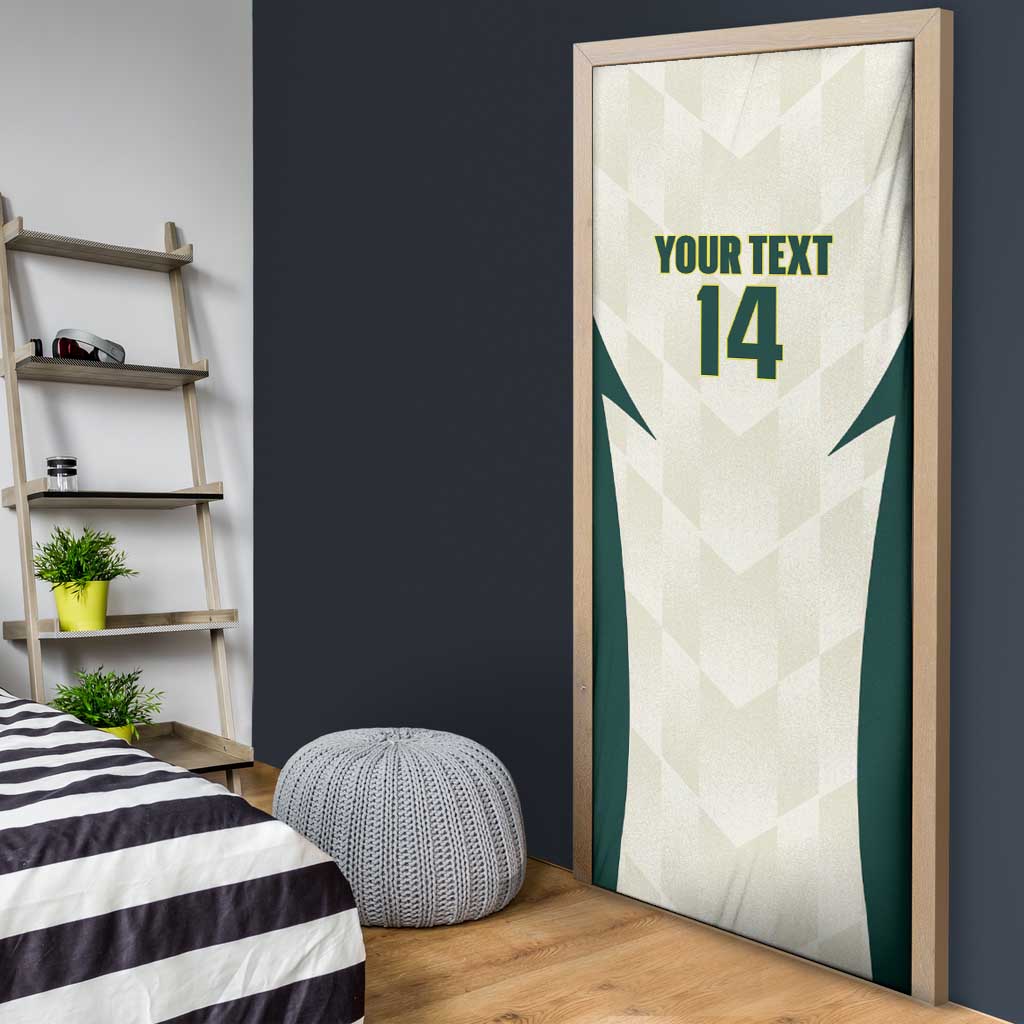 Australia Cricket Custom Door Cover Go Aussie Test Dynamic White - Aussie Hoodie
