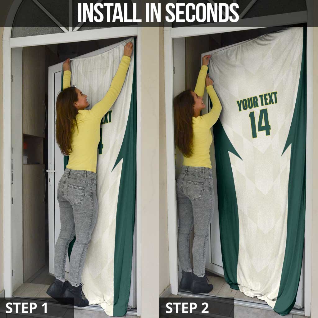 Australia Cricket Custom Door Cover Go Aussie Test Dynamic White - Aussie Hoodie