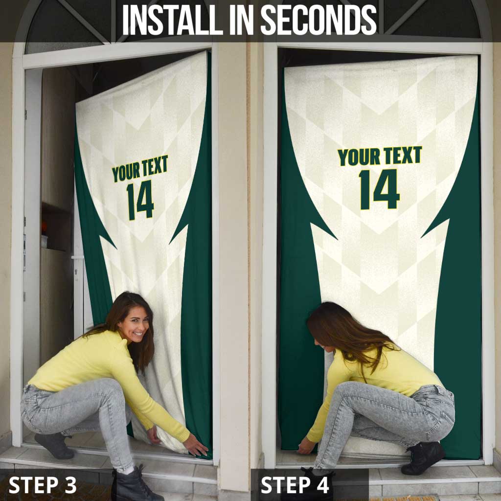 Australia Cricket Custom Door Cover Go Aussie Test Dynamic White - Aussie Hoodie