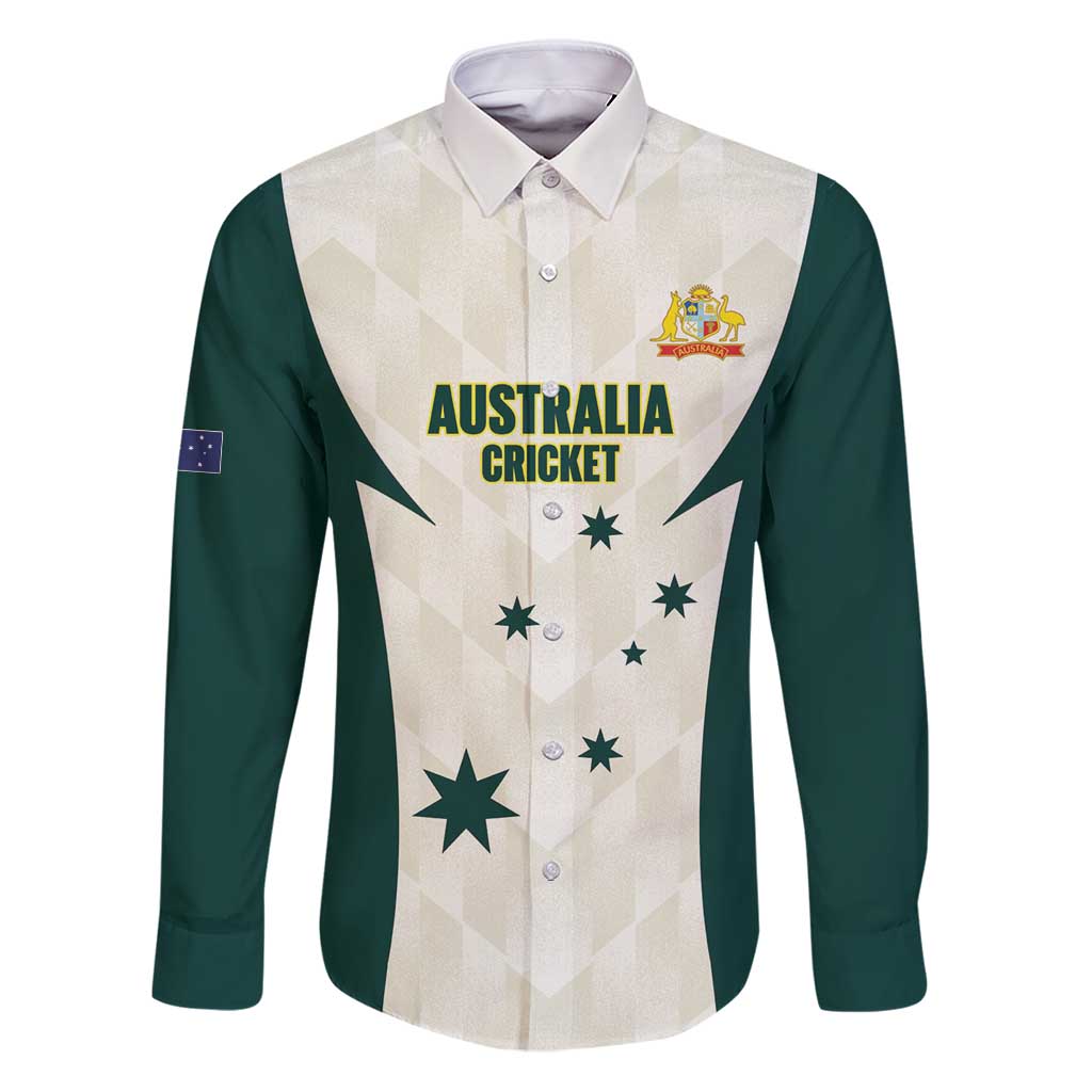 Australia Cricket Custom Family Matching Puletasi and Hawaiian Shirt Go Aussie Test Dynamic White - Aussie Hoodie