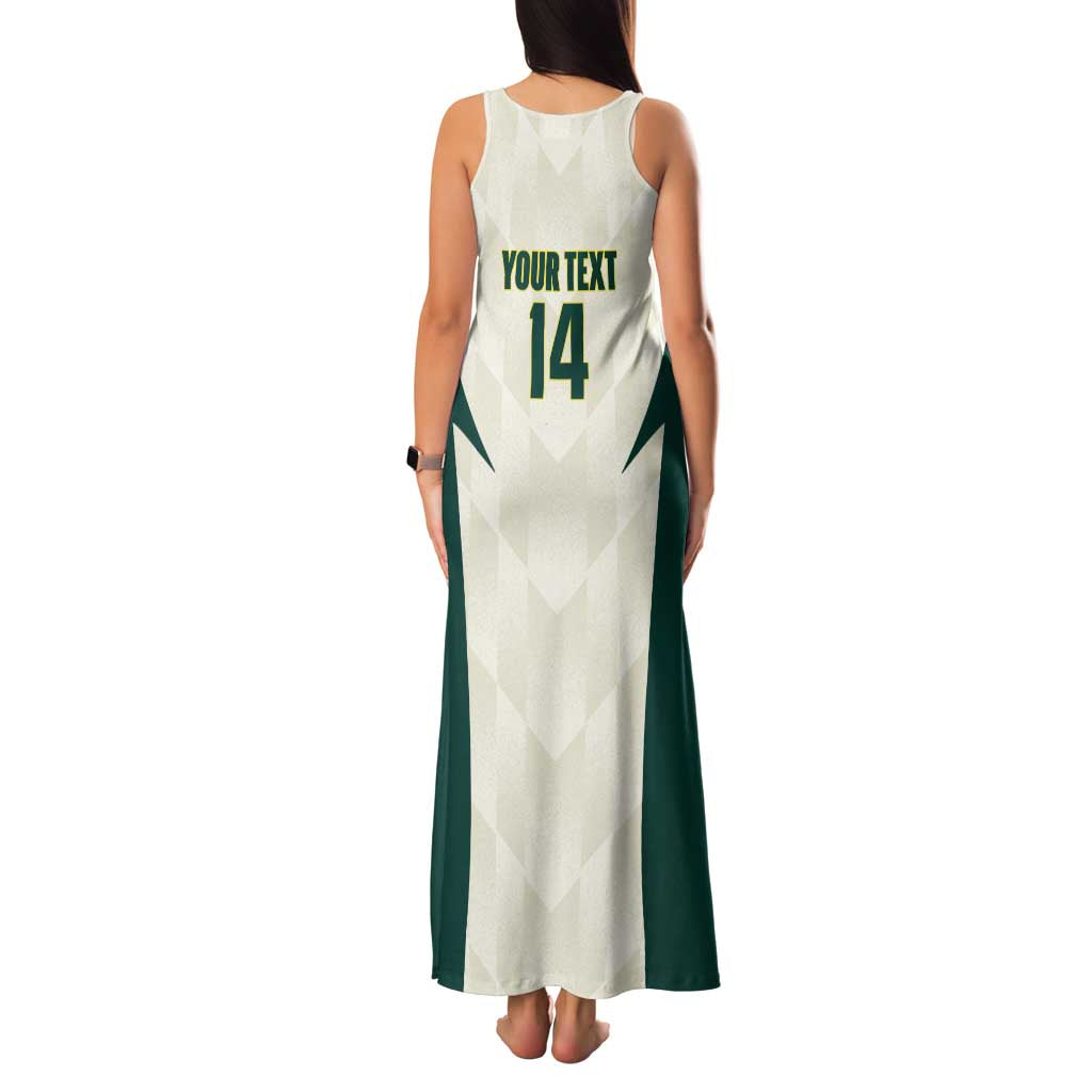 Australia Cricket Custom Family Matching Tank Maxi Dress and Hawaiian Shirt Go Aussie Test Dynamic White - Aussie Hoodie