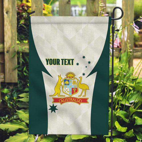 Australia Cricket Custom Garden Flag Go Aussie Test Dynamic White - Aussie Hoodie