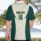 Australia Cricket Custom Hawaiian Shirt Go Aussie Test Dynamic White - Aussie Hoodie