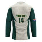 Australia Cricket Custom Hockey Jersey Go Aussie Test Dynamic White - Aussie Hoodie