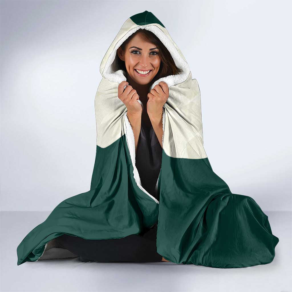 Australia Cricket Custom Hooded Blanket Go Aussie Test Dynamic White - Aussie Hoodie