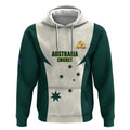 Australia Cricket Custom Hoodie Go Aussie Test Dynamic White - Aussie Hoodie