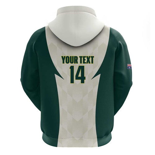 Australia Cricket Custom Hoodie Go Aussie Test Dynamic White - Aussie Hoodie