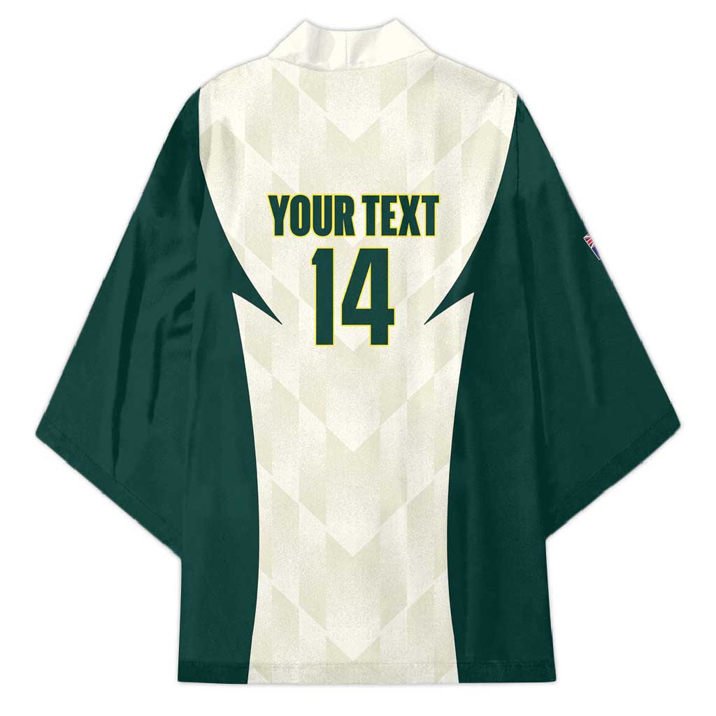 Australia Cricket Custom Kimono Go Aussie Test Dynamic White - Aussie Hoodie