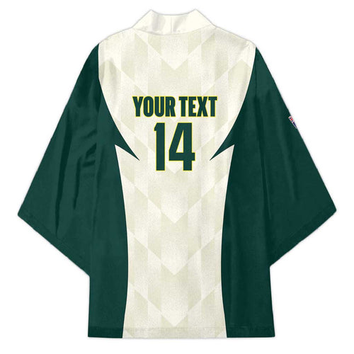Australia Cricket Custom Kimono Go Aussie Test Dynamic White - Aussie Hoodie