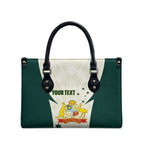 Australia Cricket Custom Leather Bag Go Aussie Test Dynamic White - Aussie Hoodie