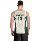 Australia Cricket Custom Men Tank Top Go Aussie Test Dynamic White - Aussie Hoodie