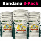 Australia Cricket Custom Neck Gaiter Go Aussie Test Dynamic White - Aussie Hoodie