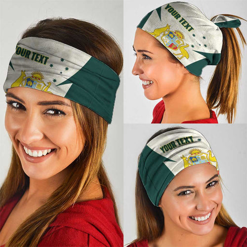Australia Cricket Custom Neck Gaiter Go Aussie Test Dynamic White - Aussie Hoodie