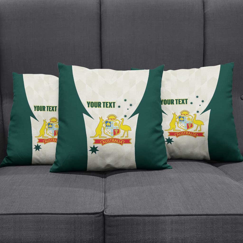 Australia Cricket Custom Pillow Cover Go Aussie Test Dynamic White - Aussie Hoodie