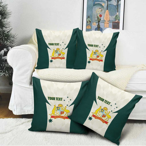 Australia Cricket Custom Pillow Cover Go Aussie Test Dynamic White - Aussie Hoodie