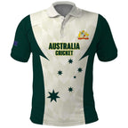 Australia Cricket Custom Polo Shirt Go Aussie Test Dynamic White - Aussie Hoodie