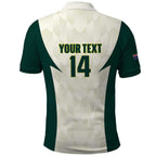 Australia Cricket Custom Polo Shirt Go Aussie Test Dynamic White - Aussie Hoodie