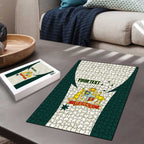 Australia Cricket Custom Puzzle Go Aussie Test Dynamic White - Aussie Hoodie