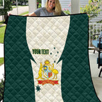 Australia Cricket Custom Quilt Go Aussie Test Dynamic White - Aussie Hoodie
