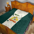 Australia Cricket Custom Quilt Go Aussie Test Dynamic White - Aussie Hoodie