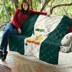 Australia Cricket Custom Quilt Go Aussie Test Dynamic White - Aussie Hoodie