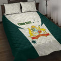 Australia Cricket Custom Quilt Bed Set Go Aussie Test Dynamic White - Aussie Hoodie