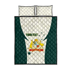 Australia Cricket Custom Quilt Bed Set Go Aussie Test Dynamic White - Aussie Hoodie
