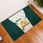 Australia Cricket Custom Rubber Doormat Go Aussie Test Dynamic White - Aussie Hoodie