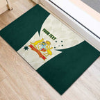 Australia Cricket Custom Rubber Doormat Go Aussie Test Dynamic White - Aussie Hoodie