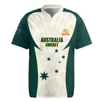 Australia Cricket Custom Rugby Jersey Go Aussie Test Dynamic White - Aussie Hoodie