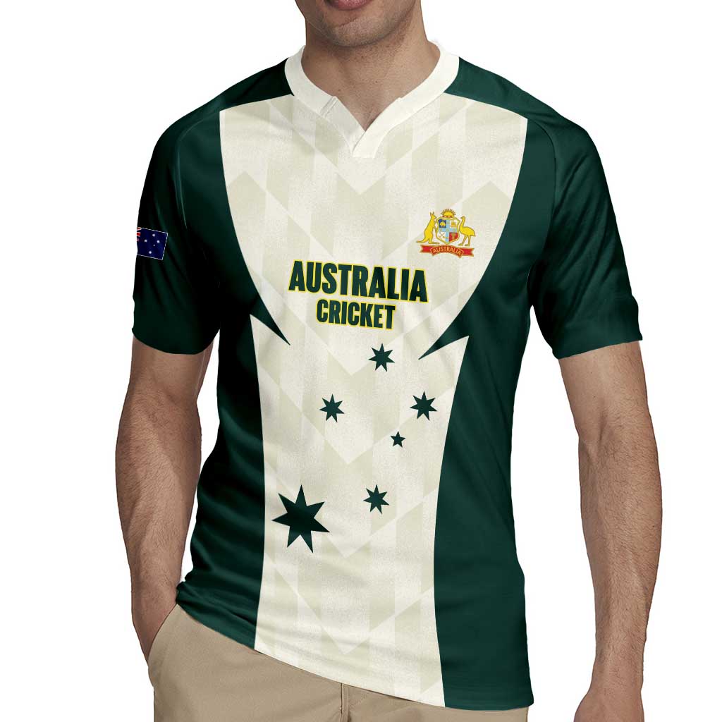 Australia Cricket Custom Rugby Jersey Go Aussie Test Dynamic White - Aussie Hoodie