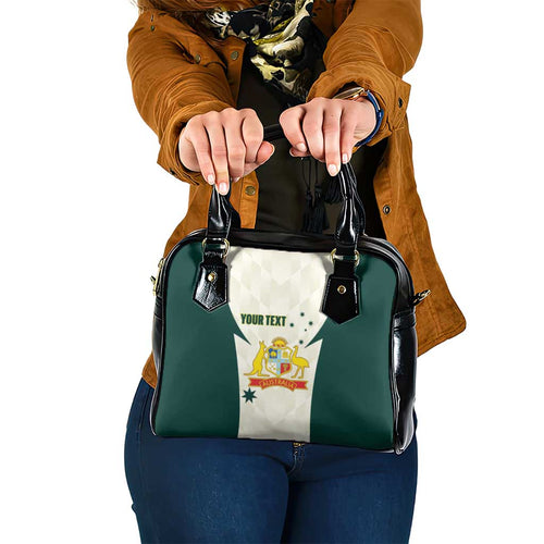 Australia Cricket Custom Shoulder Handbag Go Aussie Test Dynamic White - Aussie Hoodie