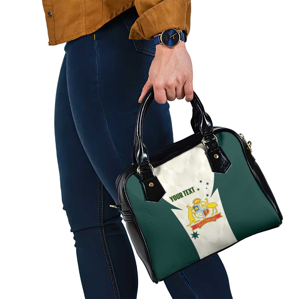 Australia Cricket Custom Shoulder Handbag Go Aussie Test Dynamic White - Aussie Hoodie