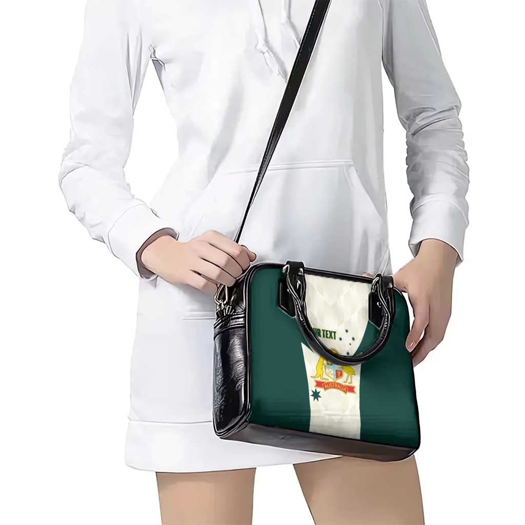 Australia Cricket Custom Shoulder Handbag Go Aussie Test Dynamic White - Aussie Hoodie