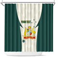 Australia Cricket Custom Shower Curtain Go Aussie Test Dynamic White - Aussie Hoodie