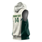 Australia Cricket Custom Sleeveless Hoodie Go Aussie Test Dynamic White - Aussie Hoodie